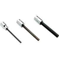 Gray Tools 6mm X 3/8" Drive, Extra Long Hex Head, Chrome Finish Socket-Size: 6mm