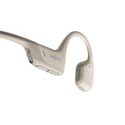 Shokz OpenRun Pro Mini Bluetooth Headset with Noise Cancelling Microphone - Premium Bone Conduction - Enhanced Bass - Beige-Premium Bone Conduction: Enjoy immersive sound without blocking your ears, as bone conduction technology delivers audio through vibrations directly to your inner ear, leaving your ears open to ambient sounds for enhanced safety and situational awareness.