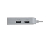 Cable Matters USB C Hub Multiport Adapter with 4K HDMI, 2X USB 2.0, 480Mbps Ethernet, and 60W PD-Mirror or expand your desktop to an external display