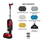 Ewbank – Cireuse et aspirateur multiusage-La cireuse à entretien complet peut aussi frotter, récurer ou laver n'importe quel plancher dur