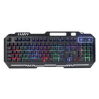 Dart Frog RGB Wired Gaming Keyboard - Black-Anti Ghosting Technology allows for simultaneous keystrokes with no delay