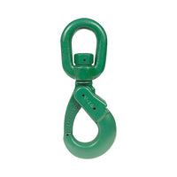 Campbell Alloy Steel Self-Locking Swivel Hooks, for Chain Diameter Size: 9/32" (5798495)-Hook Type: Eye Locking Hook