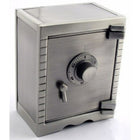 Elegance Pewter Finish Safety Deposit Money Bank-Features antique style pewter finish