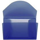 JAM Paper Plastic Business Card Case, Ice Blue, 5 Pack (363641g)-Ice blue