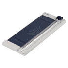 Swingline ClassicCut 1208P Fixed Blade Trimmer - Plastic - 12" - 8 Sheets-Straight, double-bevel blade cuts up to 8 sheets when gliding blade down and up