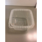 Square Polyprolyene Container, Clear, 16 oz., 700 Pack-Clear