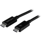 StarTech 1m Thunderbolt 3 (TBLT3MM1M)-Provide twice the data transfer speed of any other cable type and enable full 4K 60Hz video and power your devices with a single cable