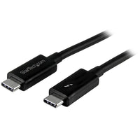 StarTech 1m Thunderbolt 3 (TBLT3MM1M)-Provide twice the data transfer speed of any other cable type and enable full 4K 60Hz video and power your devices with a single cable