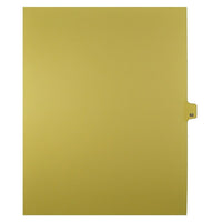 Mark Maker Legal Exhibit Index Tab Buff Single Tabs, 1/25th Cut, Letter Size, No Holes, Number 63, 25 Pack-Buff Single Tabs, 1/25th Cut