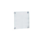Azar Displays 14" x 8.5" Acrylic Sign Holder with Suction Cups, Clear, 2 Pack (106606)-Acrylic