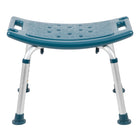 Flash Furniture HERCULES Series Adjustable Navy Bath & Shower Chair with Non-slip Feet-Medical Grade Shower Chair