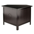 Winsome Zena Corner TV Stand, Espresso, (92634)-Solid and Composite wood, Espresso Finish