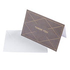 Mara-Mi Thank You Notes - 3.5" x 5" - Charcoal - 20 Pack-Dimensions: 3.5" x 5"