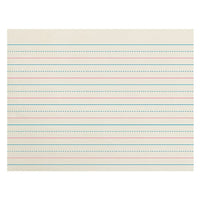 Pacon - Papier journal, ligne médiane brisée Zaner-Bloser, maternelle, taille de la ligne 3/4 po - 3/8 po, 1500/pqt (PACZP2609)-Groupe d’âge et niveau : Maternelle