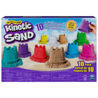 Kinetic Sand Castle Containers - Multicoloured Pack - 10 Pack-Kinetic Sand