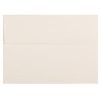 JAM Paper A7 Invitation Envelopes, 5.25 x 7.25 Strathmore Natural White Linen, 100 Pack (82011g)-Natural white
