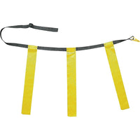Champion Sports 25" - 31" Youth Triple Flag Football Set, Yellow-Yellow
