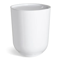 Umbra Step Waste Can, White-Swing Top Waste Can