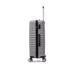 TOSCANO RIGOROSO 30" Hardside Large Luggage - Titanium Silver-Deluxe Interior