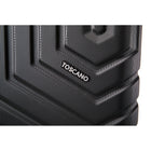 TOSCANO RIGOROSO 30" Hardside Large Luggage - Jet Black-Detachable Dual Glide Tech Wheel System