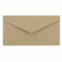 JAM Paper Monarch Envelopes - 3.875" x 7.5" - Brown Kraft Paper Bag - 50 Pack -Colour: Brown Kraft