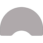 Flash Furniture Mobile 48''W x 72''L Kidney-Shaped Activity Table, Gray Laminate Top, Preschool Legs (XUA4872KIDGYTPC)-Collaborative Kidney Activity Table
