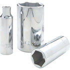 Gray Tools 1-3/8" X 1/2" Drive, 12 Point Deep Length, Chrome Finish Socket-Size: 1-3/8"