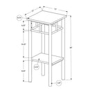 Monarch Specialties 3279 Accent Table - 28"H/White/White Metal-CHOOSE WITH CONFIDENCE - Monarch Specialties is a leader in furniture and home decor, developing products that offer outstanding value and style for over 50 years; your purchase will be well packaged for protection and to facilitate timely delivery
