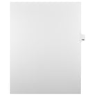 Mark Maker Legal Tabs - Letter Size - White - 1/25th cut - 25 tabs per package - 5 packages Pack - Number 160-White Single Tabs