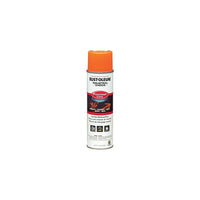 Rust-Oleum Water Based Inverted Marking Paint, Fluorescent Orange 17oz (203036)-Container Type: Aerosol Can