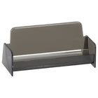 Staples Business Card Holder - Smoke-Smoke plastic construction