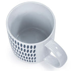 CTG Brands Dublin Mug, 12 oz, White, 6 Pack-Ergonomic: handle ergonomically designed for an easy and comfortable grip for you to enjoy your tea, coffee hot chocolate, water or juice