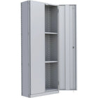 Metalware RK893 Boltless Shelving Unit, 4-Shelves, 36" x 12" x 88", Light Grey-Adjustable shelving system that provides high strength, yet economical storage capacity for your needs