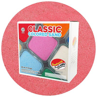 Sandtastik Classic Coloured Sand, 25 lb (11.3 kg) Box, Pink-Fine grain with natural sparkle throughout