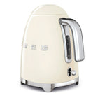 SMEG 50's Style Fixed Temperature Electric Kettle, Cream (KLF03CRUS)-360-degree swivel base.