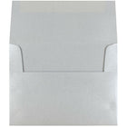 JAM Paper A2 Invitation Envelopes, 4.38 x 5.75, Stardream Metallic Silver, 250 Pack (GCST609H)-Blank interior for personalized message