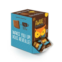 Awake Chocolate Bites - 15-Gram Bar - 50 Pack-Milk Chocolate