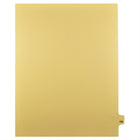 Mark Maker Legal Tabs - Letter Size - Buff - 1/25th cut - 25 tabs per package - 5 packages Pack - Number 198-Buff Single Tabs