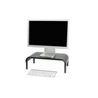 Staples Adjustable Monitor Stand - Black-Space available under the stand for storage