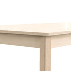 Flash Furniture Bright Beginnings Commercial Grade Wooden Trapezoid Preschool Classroom Activity Table-Engineered Wood Table Top and Beech Wood Legs