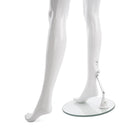 Can-Bramar PL Adult 2-in-1 Full Body & Headless Female Abstract Unbreakable Mannequin - 70"H - Glass Base -  Glossy White-Assembly is effortless and can be done without any tools, you can dress and undress the mannequin with ease by following the included instructions