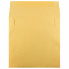 JAM Paper 8.5 x 8.5 Square Envelopes, Stardream Metallic Gold, 50 Pack (V018319I)-Blank interior for personalized message