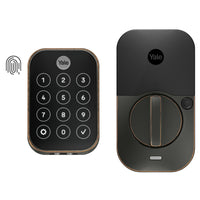 Yale 450 Assure Lock 2 Touch with Bluetooth - Keyfree - Bronze-Unlock with your fingerprint with a 99 percent accuracy and less than 0.5 seconds recognition time