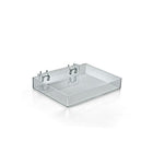Azar Displays 9.5"W Open Tray for Peg/Slat, 2 Pack (225541)-Counter top displays