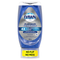Dawn Platinum EZ-SQUEEZE Dishwashing Liquid - Refreshing Rain - 366ml-No Flip. No Mess Cap