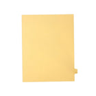 Mark Maker Legal Exhibit Index Tab Buff Single Tabs, 1/26h Cut, Letter Size, No Holes, Letter X, 25 Pack-Buff Single Tabs, 1/26th Cut