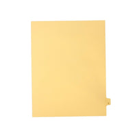 Mark Maker Legal Exhibit Index Tab Buff Single Tabs, 1/26h Cut, Letter Size, No Holes, Letter X, 25 Pack-Buff Single Tabs, 1/26th Cut