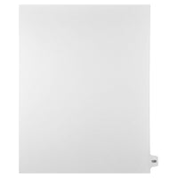 Mark Maker Legal Tabs - Letter Size - White - 1/15th cut - 25 tabs per package - 5 packages Pack - Number 120-White Single Tabs