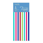 MillBrook Studio Printed Tissue, Muluticoloured Stripes, 12 Pack (93018)-Tissue Paper
