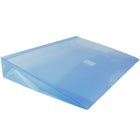 JAM Paper Plastic Envelopes with VELCRO Brand Closure, 2 Expansion, Letter Booklet, 9.75 x 13, Blue Poly, 12 Pack (218V2bu)-2" expansion